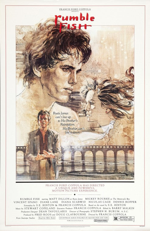 the movie poster: Rumble Fish (1983)