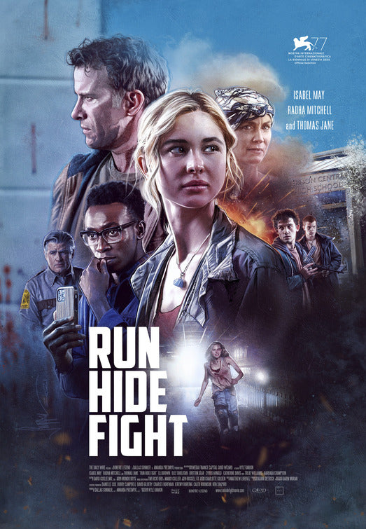 1000 piece jigsaw puzzle for the movie poster: Run Hide Fight (2021) ver2