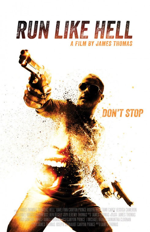 1000 piece jigsaw puzzle for the movie poster: Run Like Hell (2014)