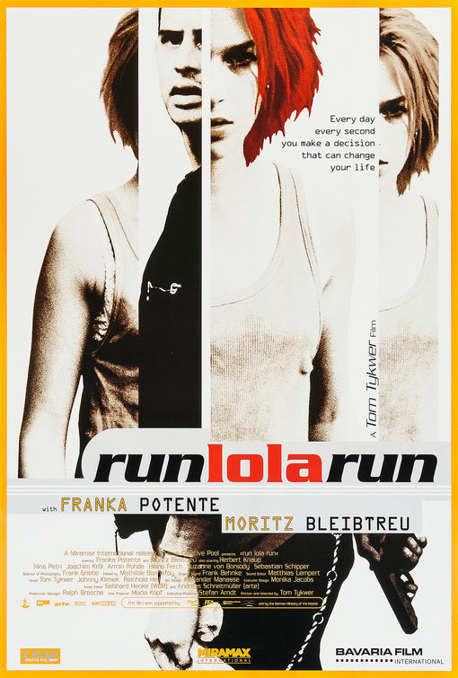the movie poster: Run Lola Run (1999) ver2