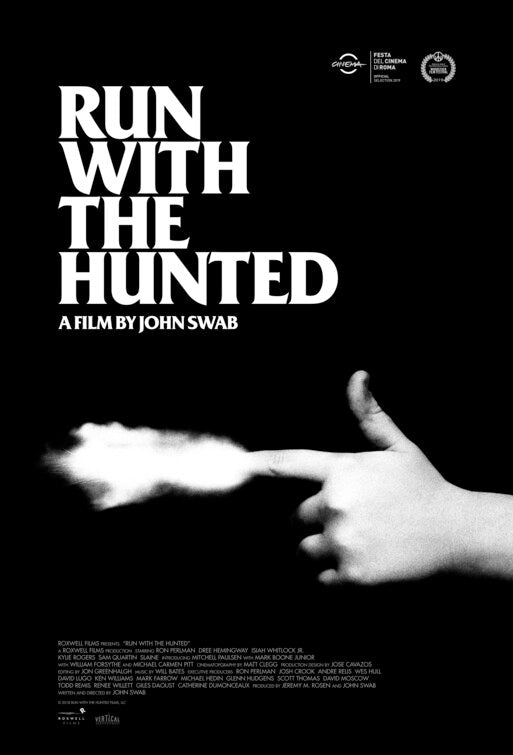 1000 piece jigsaw puzzle for the movie poster: Run with the Hunted (2020)