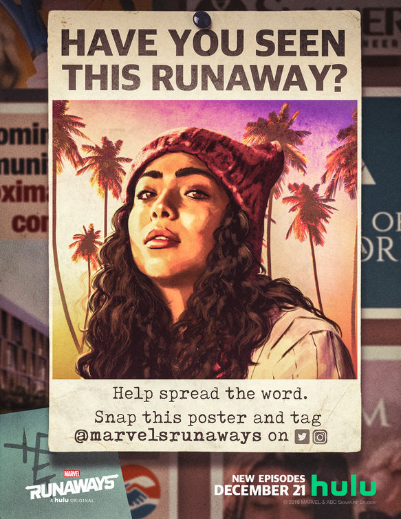 1000 piece jigsaw puzzle for tv poster: Runaways, ver11