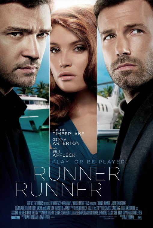 1000 piece jigsaw puzzle for the movie poster: Runner, Runner (2013)
