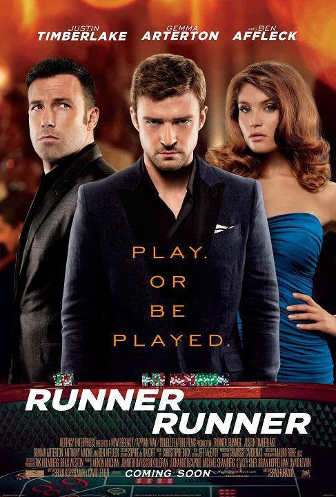 1000 piece jigsaw puzzle for the movie poster: Runner, Runner (2013) ver7