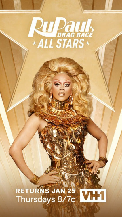 1000 piece jigsaw puzzle for tv poster: RuPaul's Drag Race All Stars