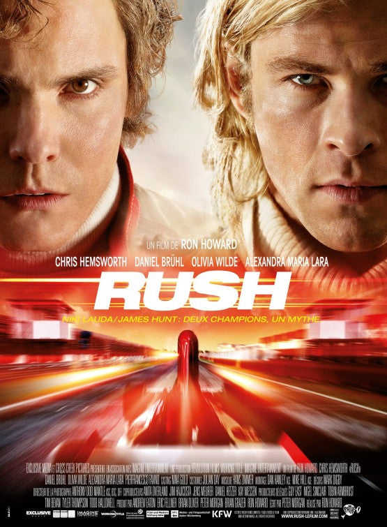 1000 piece jigsaw puzzle for the movie poster: Rush (2013) ver8