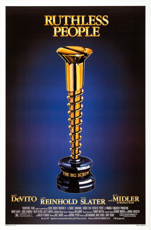 the movie poster: Ruthless People (1986)