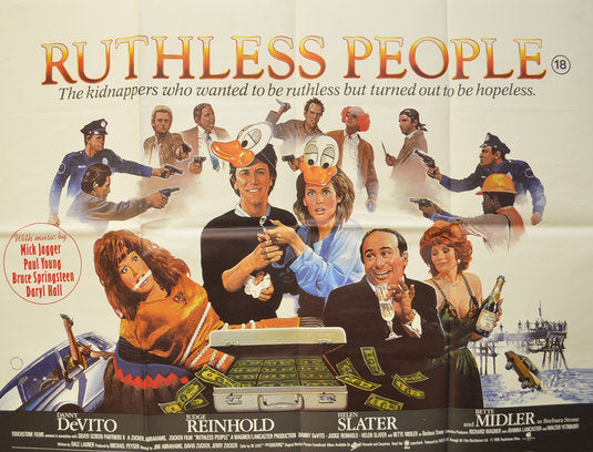 1000 piece jigsaw puzzle for the movie poster: Ruthless People (1986) ver2