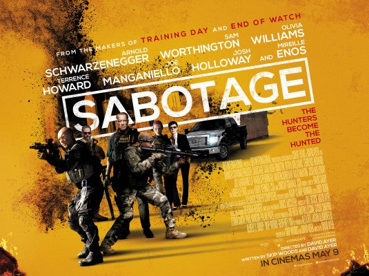 1000 piece jigsaw puzzle for the movie poster: Sabotage (2014) ver3