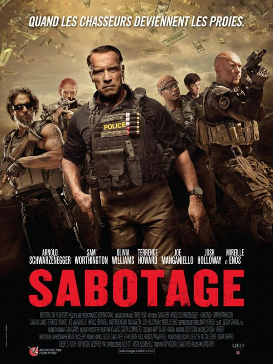 1000 piece jigsaw puzzle for the movie poster: Sabotage (2014) ver6