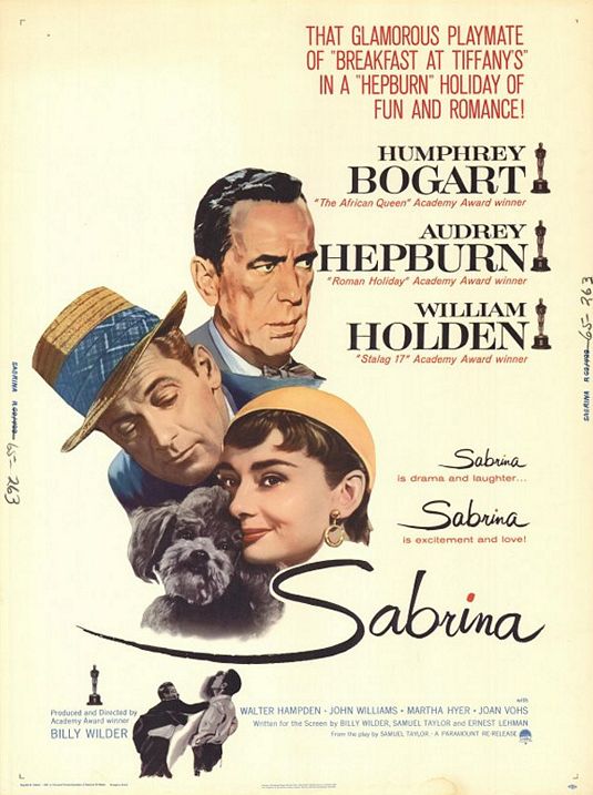 the movie poster: Sabrina (1954) ver2