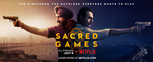 1000 piece jigsaw puzzle for tv poster: Sacred Games, ver13