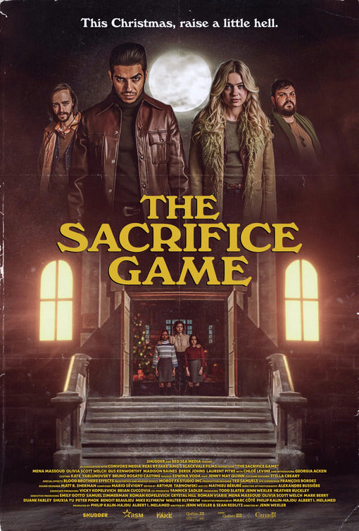 1000 piece jigsaw puzzle for the movie poster: The Sacrifice Game (2023)