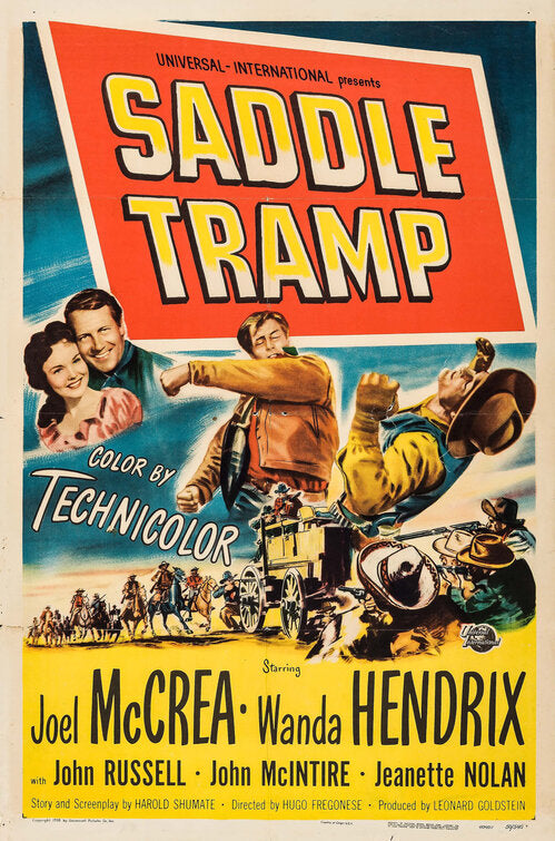 1000 piece jigsaw puzzle for the movie poster: Saddle Tramp (1950)
