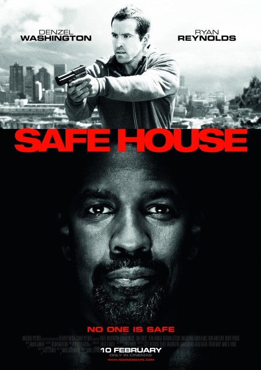 1000 piece jigsaw puzzle for the movie poster: Safe House (2012) ver2