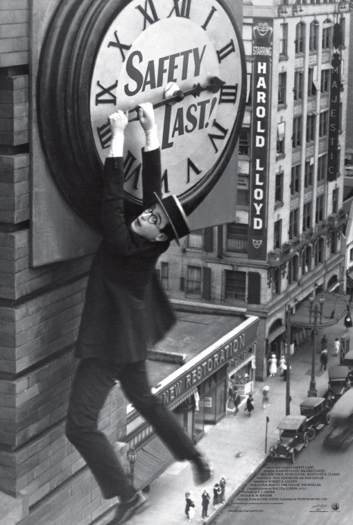 1000 piece jigsaw puzzle for the movie poster: Safety Last! (1923)