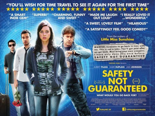 1000 piece jigsaw puzzle for the movie poster: Safety Not Guaranteed (2012) ver3