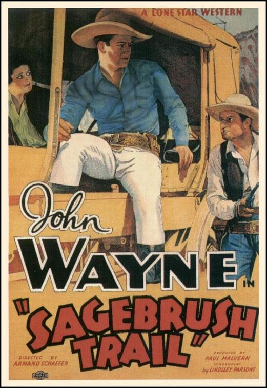 the movie poster: Sagebrush Trail (1933)