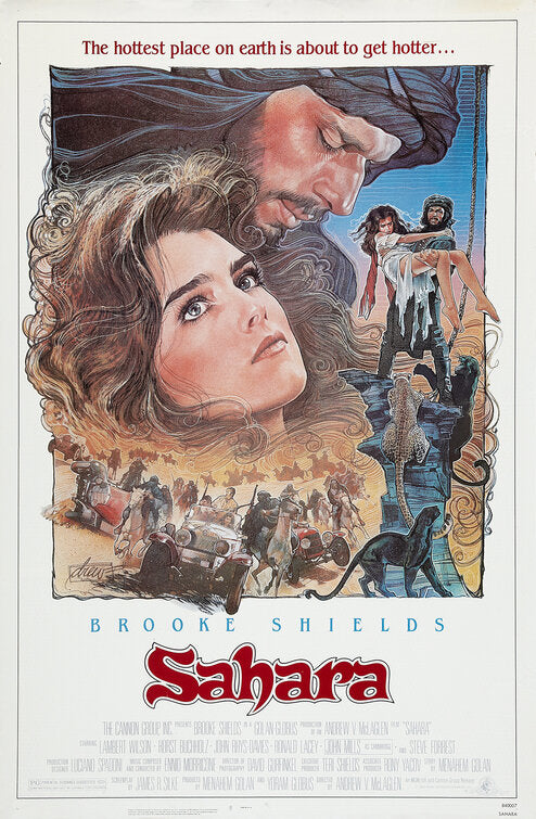 the movie poster: Sahara (1984) ver1
