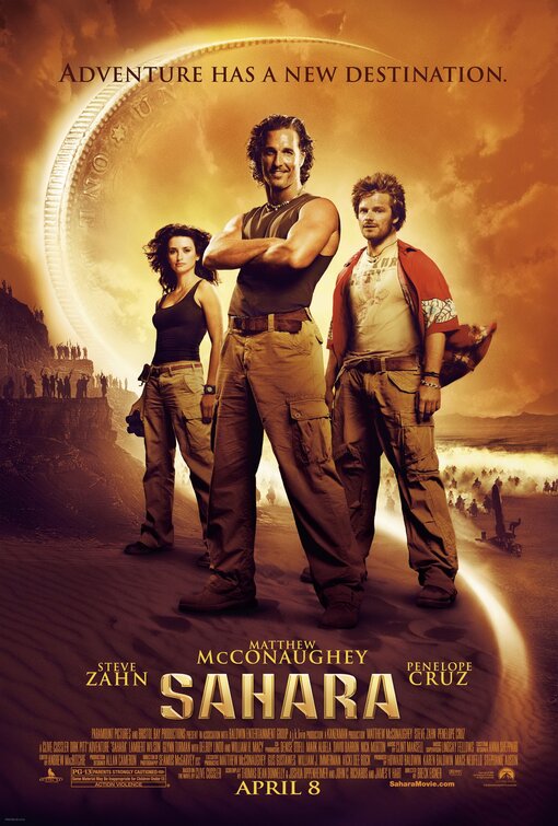 the movie poster: Sahara (2005) ver2