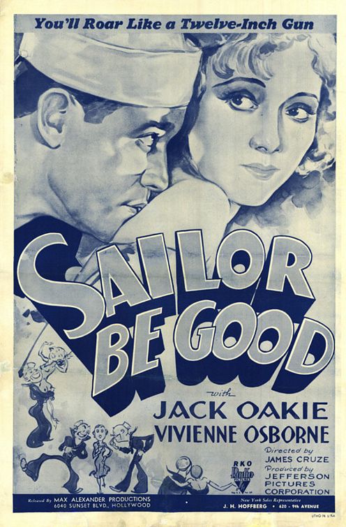 the movie poster: Sailor Be Good (1933)