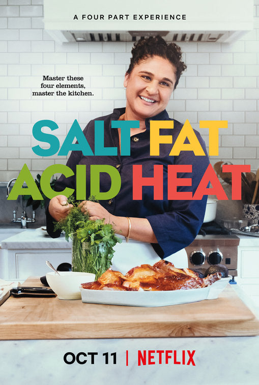 1000 piece jigsaw puzzle for tv poster: Salt, Fat, Acid, Heat