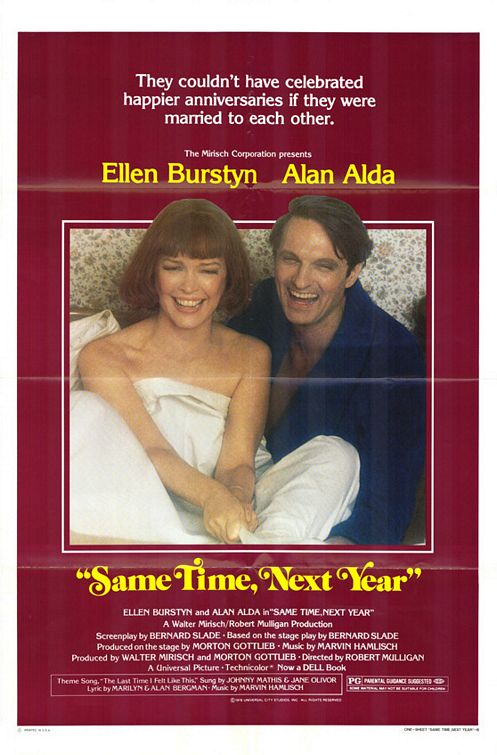 the movie poster: Same Time, Next Year (1979)