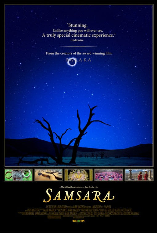 1000 piece jigsaw puzzle for the movie poster: Samsara (2012)