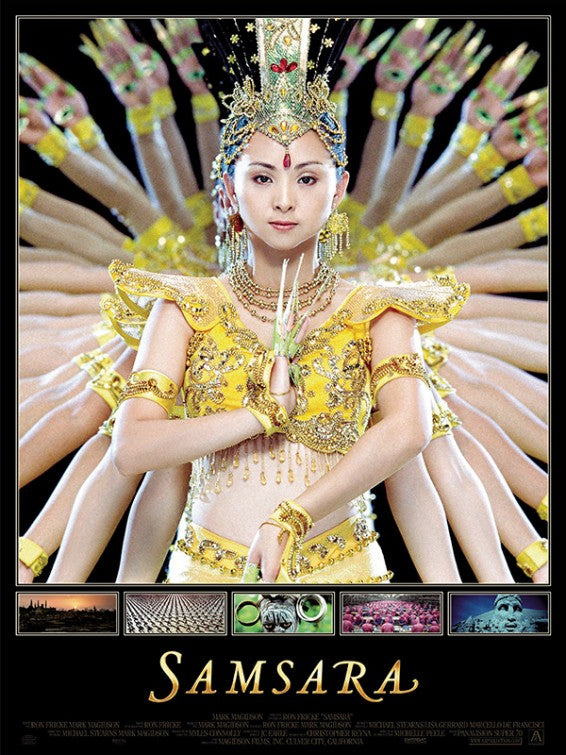 1000 piece jigsaw puzzle for the movie poster: Samsara (2012) ver2