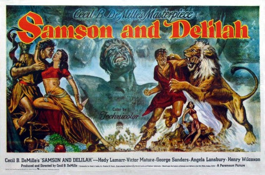 1000 piece jigsaw puzzle for the movie poster: Samson and Delilah (1949) ver2