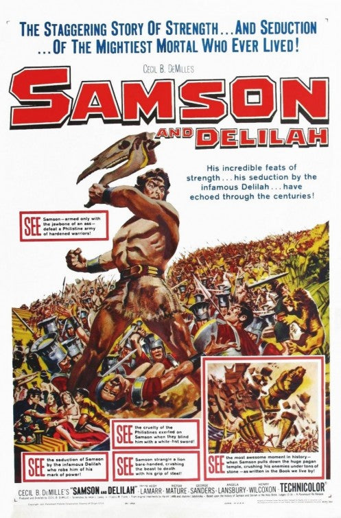 1000 piece jigsaw puzzle for the movie poster: Samson and Delilah (1949) ver3