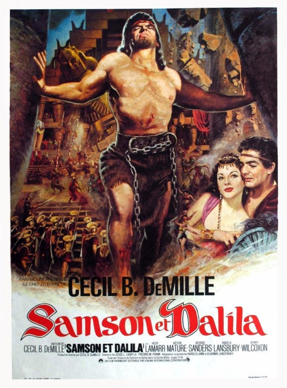 1000 piece jigsaw puzzle for the movie poster: Samson and Delilah (1949) ver4