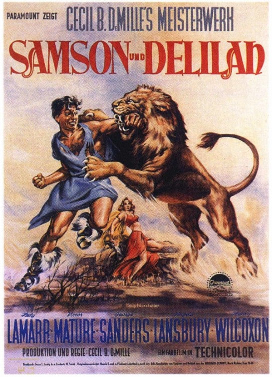 1000 piece jigsaw puzzle for the movie poster: Samson and Delilah (1949) ver6