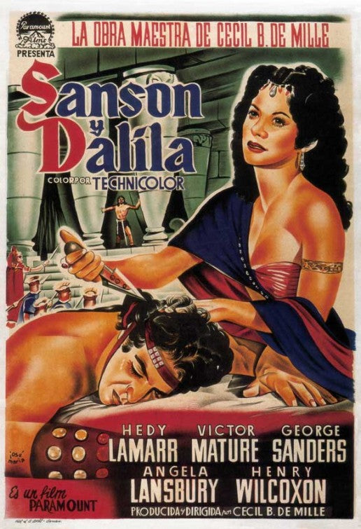 1000 piece jigsaw puzzle for the movie poster: Samson and Delilah (1949) ver7