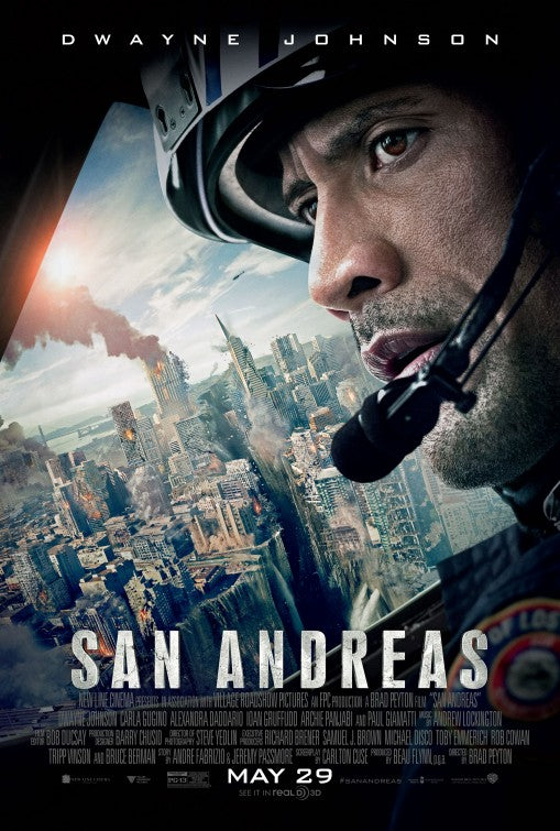 1000 piece jigsaw puzzle for the movie poster: San Andreas (2015) ver4