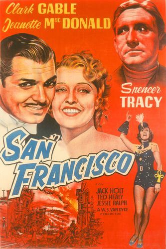 the movie poster: San Francisco (1936)