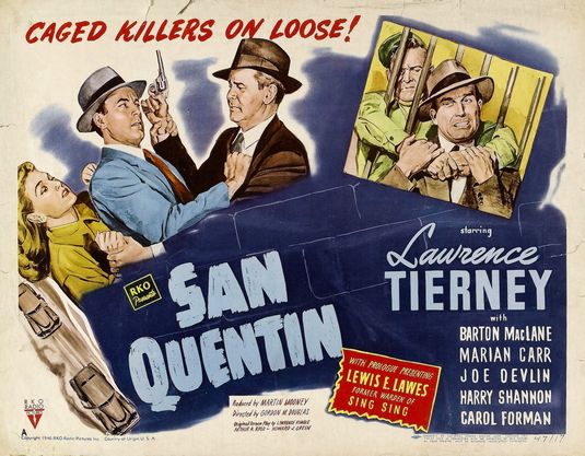 the movie poster: San Quentin (1946) ver2