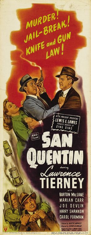 the movie poster: San Quentin (1946) ver3