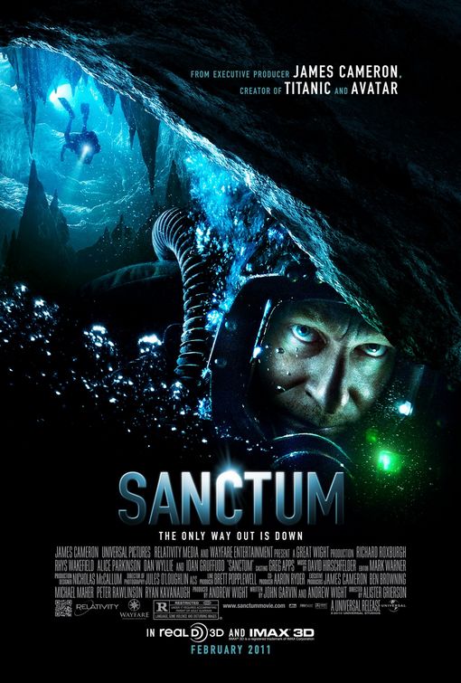 1000 piece jigsaw puzzle for the movie poster: Sanctum (2011)
