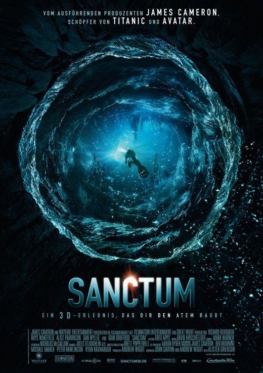 1000 piece jigsaw puzzle for the movie poster: Sanctum (2011) ver3