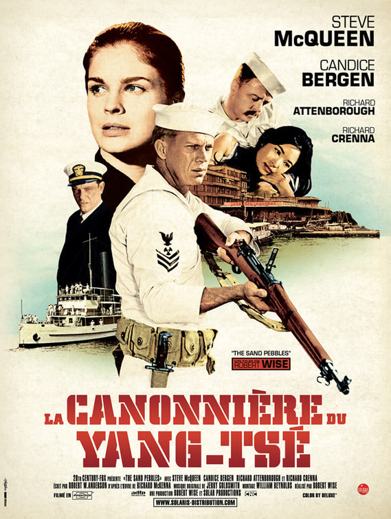 1000 piece jigsaw puzzle for the movie poster: The Sand Pebbles (1966) ver8