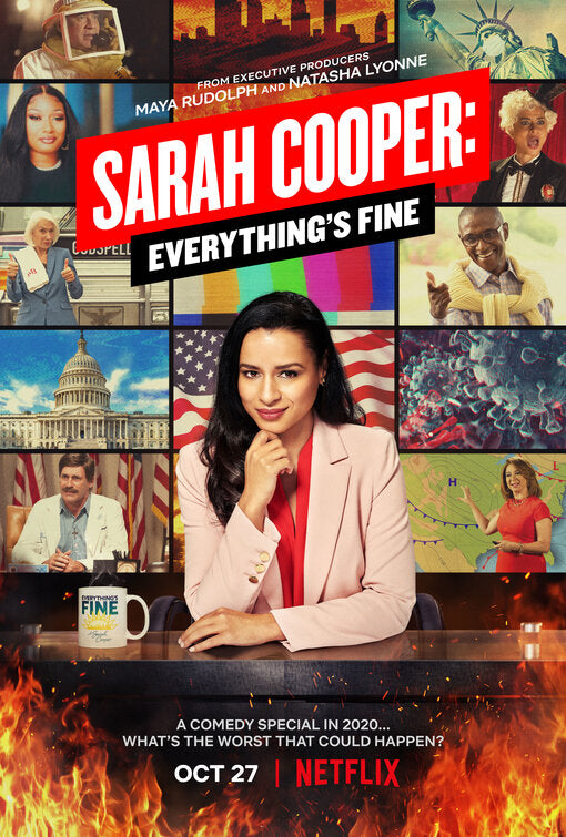1000 piece jigsaw puzzle for tv poster: Sarah Cooper: Everything's Fine