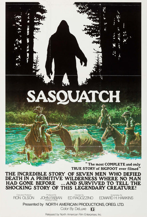 the movie poster: Sasquatch, the Legend of Bigfoot (1977)