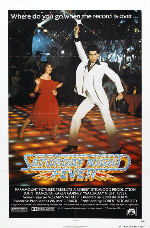 the movie poster: Saturday Night Fever (1977)