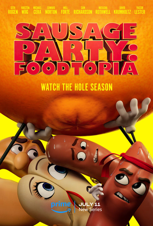 1000 piece jigsaw puzzle for tv poster: Sausage Party: Foodtopia