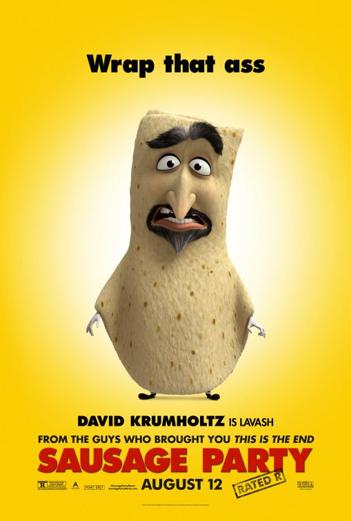 1000 piece jigsaw puzzle for the movie poster: Sausage Party (2016) ver7