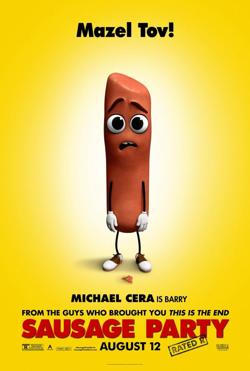1000 piece jigsaw puzzle for the movie poster: Sausage Party (2016) ver8