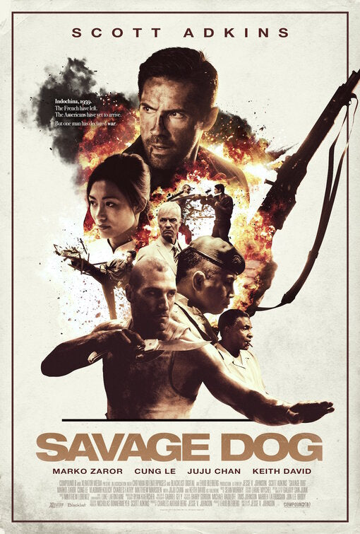 1000 piece jigsaw puzzle for the movie poster: Savage Dog (2017)