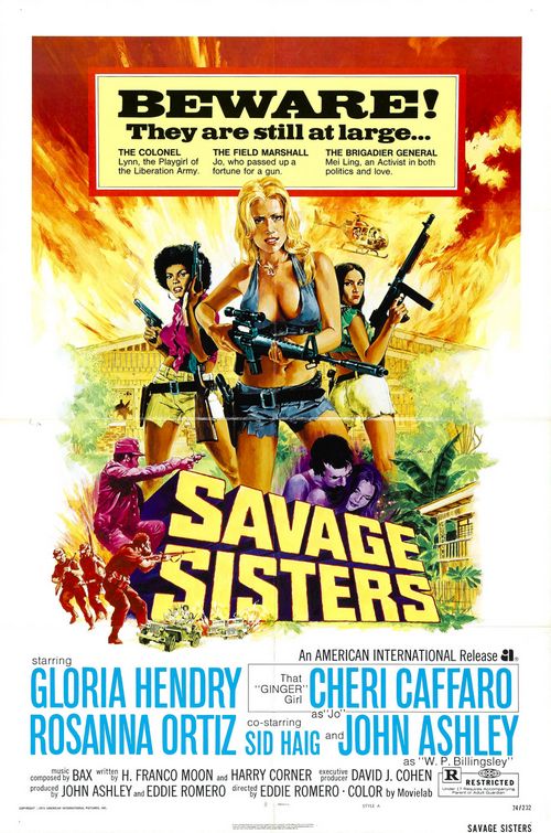 the movie poster: Savage Sisters (1974)