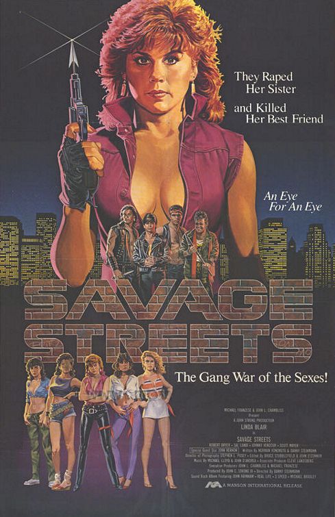 the movie poster: Savage Streets (1984)